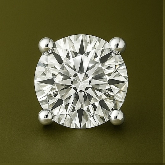 3 ct Lab Grown Diamond Stud Earrings G Color VS Clarity 14K White Gold - Picture 4 of 6